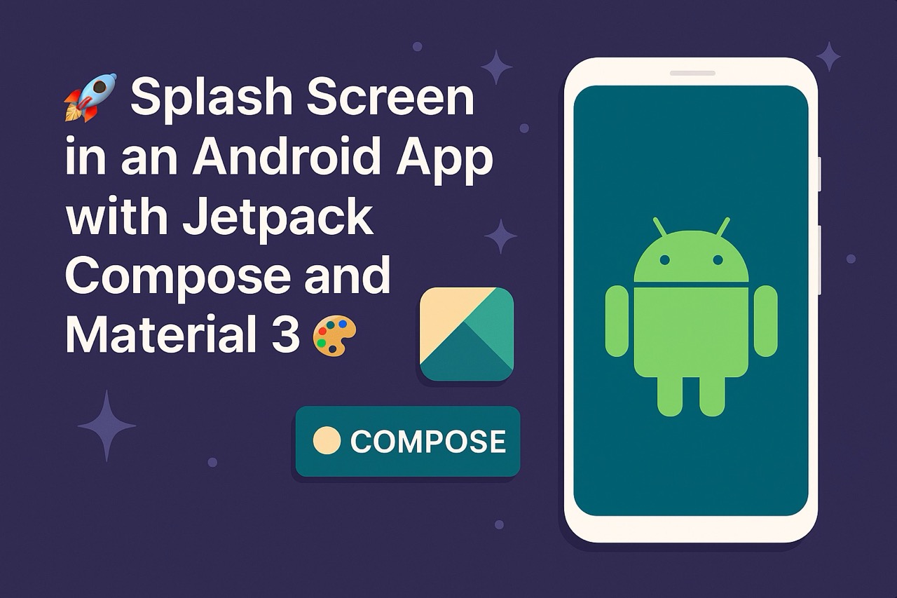 🚀 Splash Screen in an Android App with Jetpack Compose and Material 3 🎨